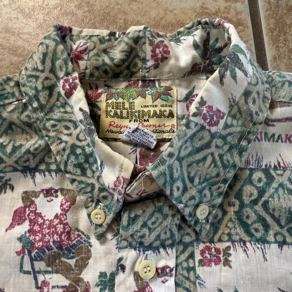 Reyn Spooner Christmas Mele Kalikimaka Short Sleeve Aloha Hawaiian Shirts Large - Picture 14 of 16